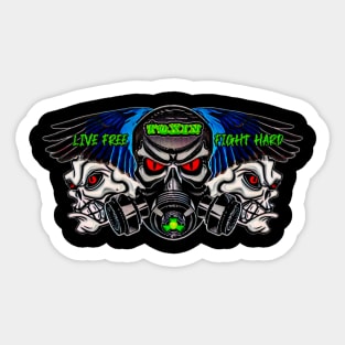 Toxin (Live Free Fight Hard) Sticker